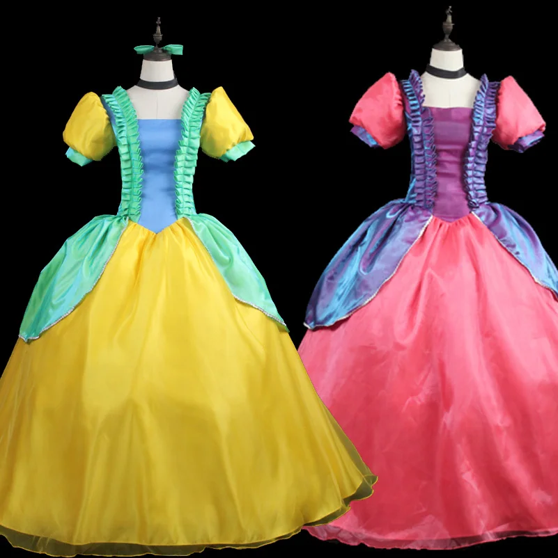 Film Cinderella Cosplay Sestra Drizella Anastasia Kostým Pre Dospelých Žien Elegantné Princezná Šaty Fantázie Halloween Plesové Šaty