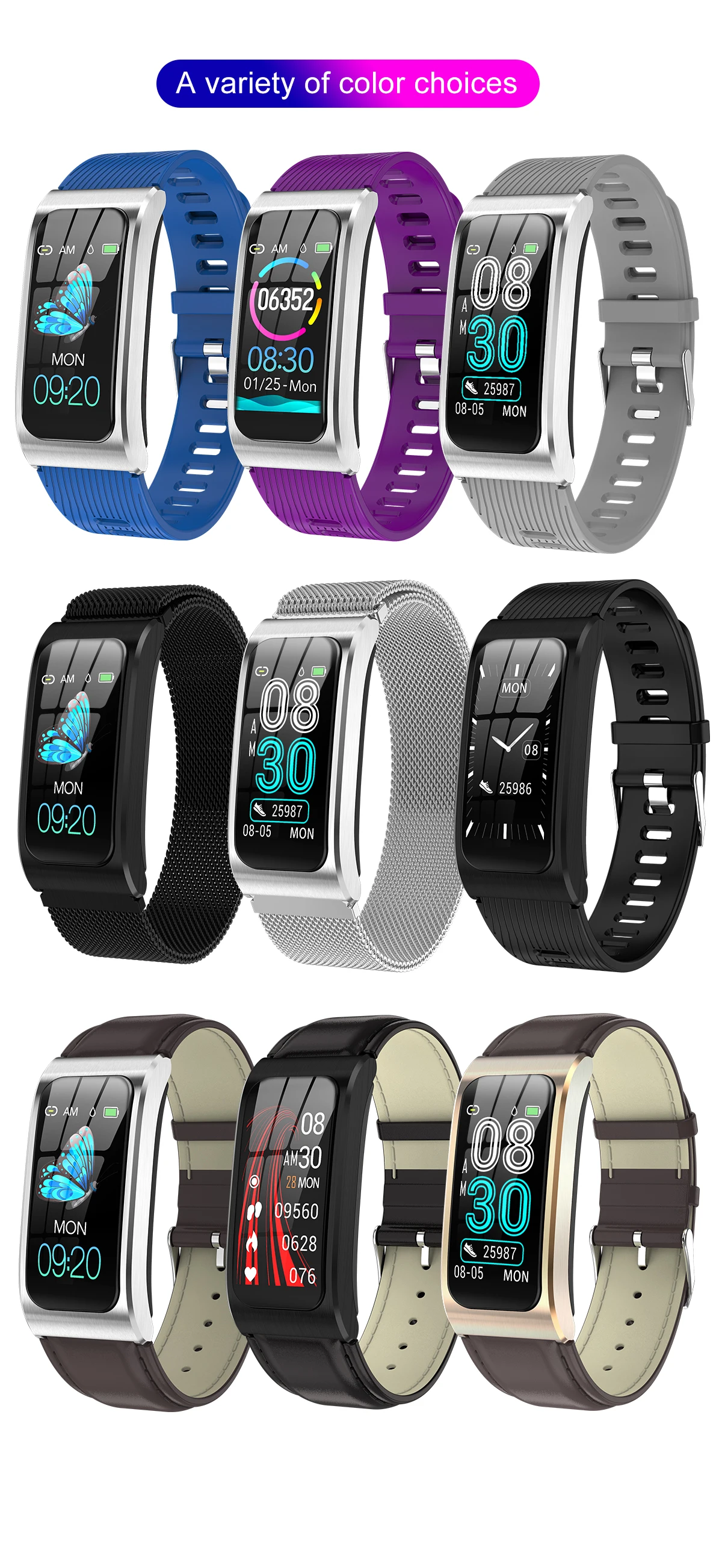 nové AK12, inteligentná žena, zdravie športový náramok náramok farebné hodinky vodotesné IP68 inteligentný náramok TPU popruh PK X3 smart