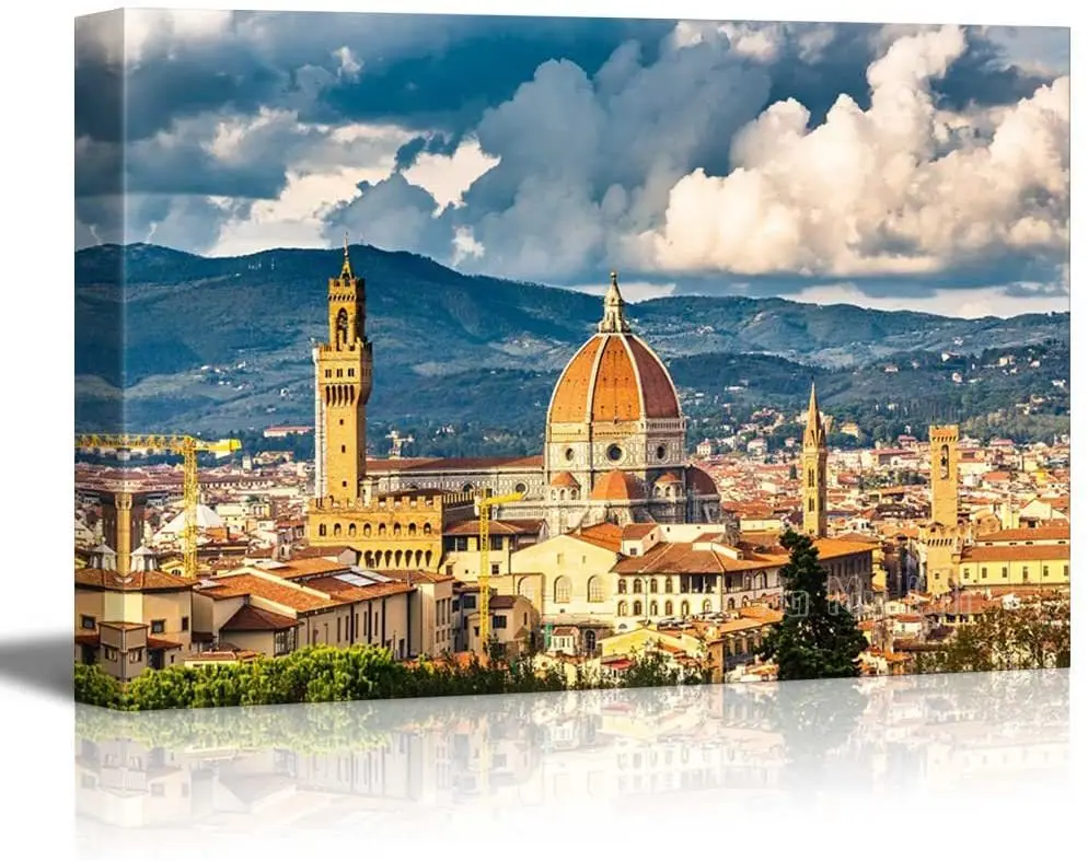 Florencia Duomo A Katedrála Taliansko Moderné Nástenné Dekor Domáce Dekorácie Plátno Tlačiť
