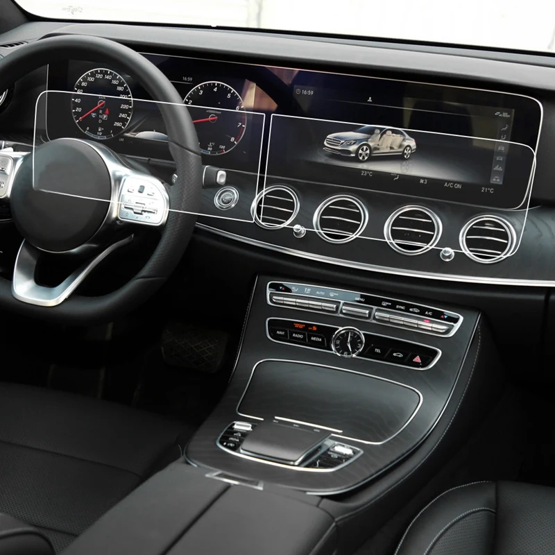 12.3 Palcový Auta GPS Navigácie Screen Protector Tvrdeného Skla Film na Mercedes Benz Triedy E W213 2017 - 2019 W222 2018